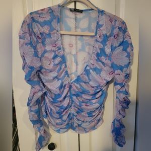 Zara blouse size large